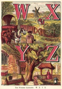 Het Kinderalfabet, W, X, Y, Z door English School